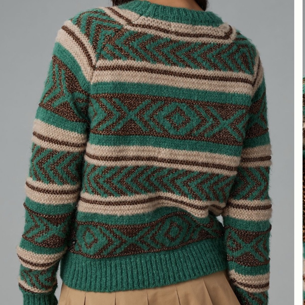 Scotch & soda Metallic Long-Sleeve Sweater - Picture 5 of 10